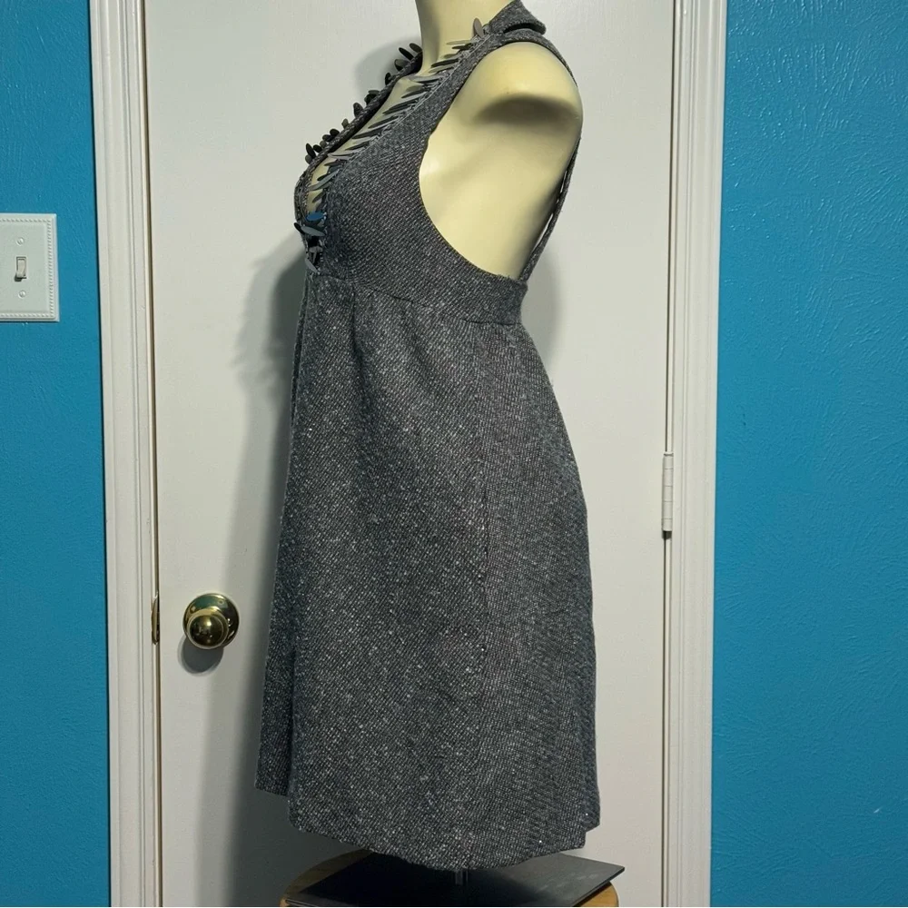 Anna Sui for Target Gossip Girls Collection Elegant Gray Sleeveless Dress 3 XS - Picture 5 of 16